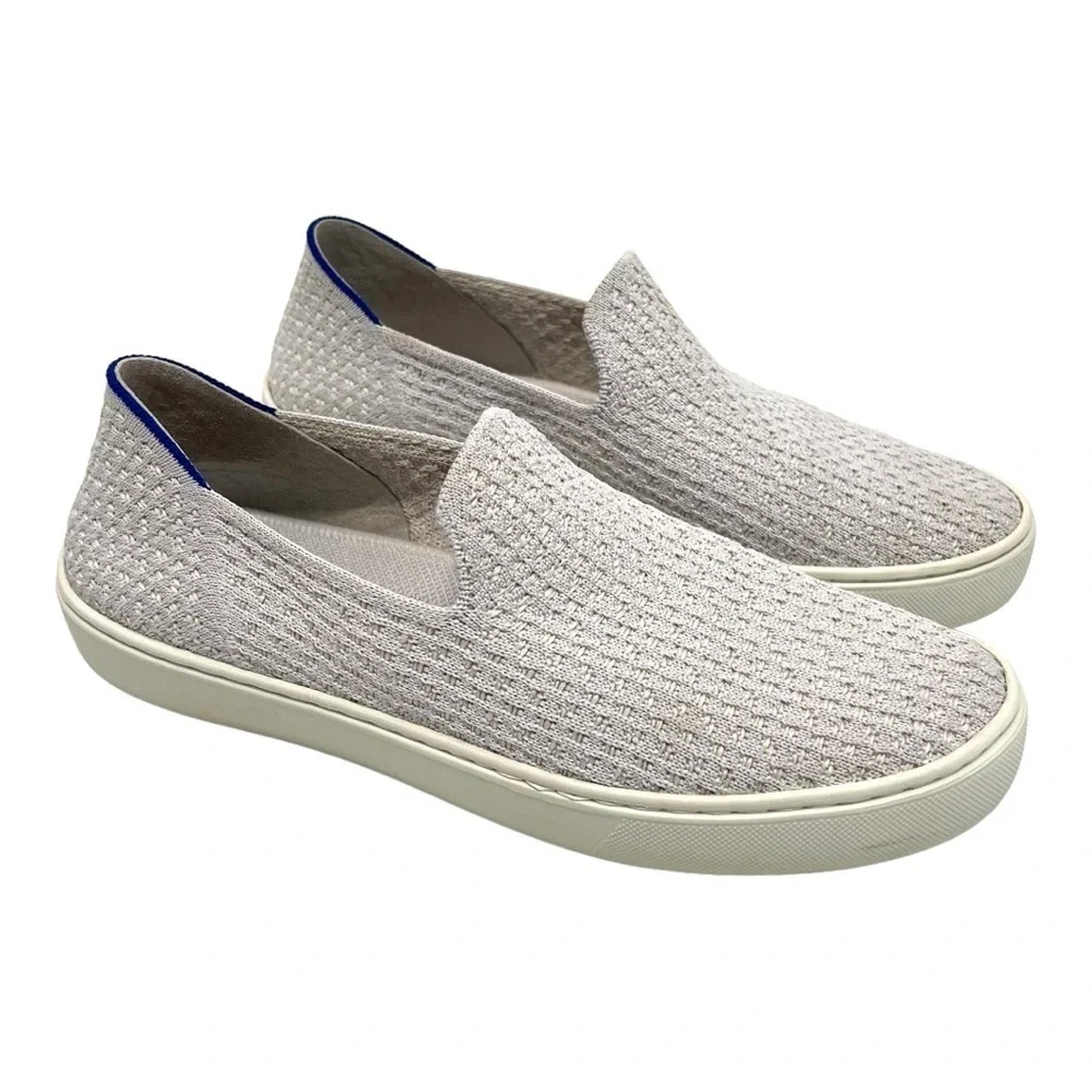 Rothy’s The Original Slip On Sneakers Saltwater Honeycomb Weave Comfort Shoe 8.5 - Picture 2 of 16